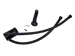 J&L 3.0 Oil Separator; Black Anodized; Driver Side (20-25 6.6L Gas Sierra 2500 HD)