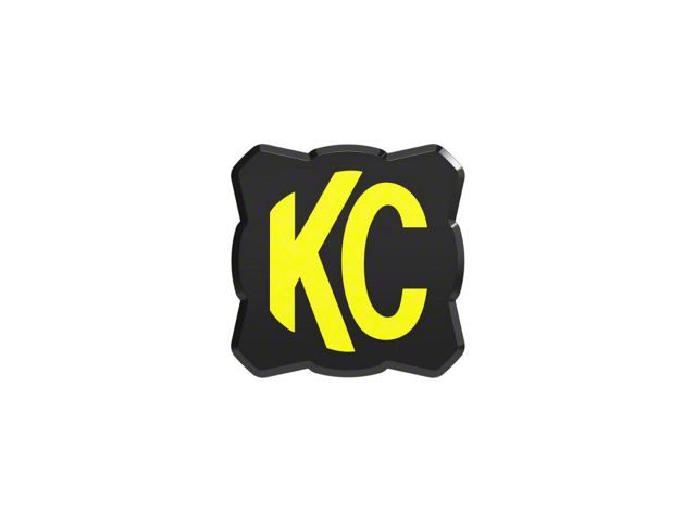 KC HiLiTES FLEX ERA 1 Light Cover; Black/Yellow