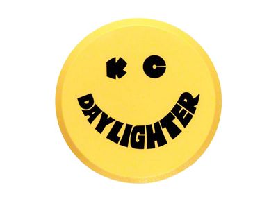 KC HiLiTES 6-Inch Daylighter/Slimlite Cover; Yellow and Black