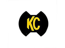 KC HiLiTES 6-Inch SlimLite LED Light Shield / Hard Cover; Black