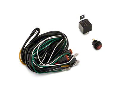 KC HiLiTES Wiring Harness with 40 AMP Relay and LED Rocker Switch