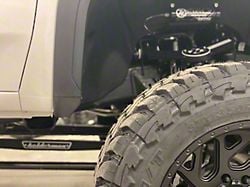 Kelderman Front Fender Flare Caps; Textured Black (20-25 Sierra 2500 HD)