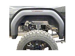 Kelderman Rear Fender Flare Caps; Unpainted (20-25 Sierra 3500 HD SRW)