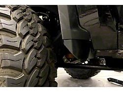 Kelderman Front Fender Flare Caps; Textured Black (20-24 Silverado 3500 HD)