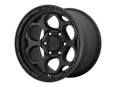 KMC Dirty Harry Textured Black 8-Lug Wheel; 17x8.5; 0mm Offset (01-06 Sierra 2500 HD)