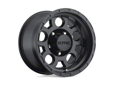 KMC Enduro Matte Black 8-Lug Wheel; 16x8; 0mm Offset (01-06 Sierra 2500 HD)