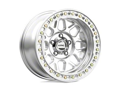 KMC Grenade Crawl Beadlock Machined 8-Lug Wheel; 17x8.5; 0mm Offset (01-06 Sierra 2500 HD)