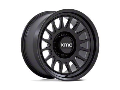 KMC Impact Satin Black 8-Lug Wheel; 18x9; 0mm Offset (01-06 Sierra 2500 HD)