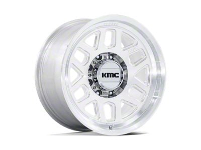 KMC Mesa Raw Machined 8-Lug Wheel; 18x9; -12mm Offset (01-06 Sierra 2500 HD)