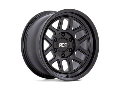 KMC Mesa Satin Black 8-Lug Wheel; 18x9; -12mm Offset (01-06 Sierra 2500 HD)