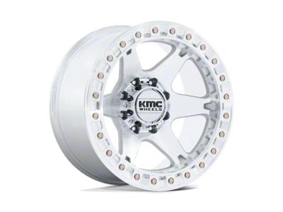 KMC VI Beadlock Machined 8-Lug Wheel; 20x10; -48mm Offset (01-06 Sierra 2500 HD)