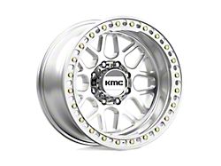 KMC Grenade Crawl Beadlock Satin Black 8-Lug Wheel; 17x9; -38mm Offset (01-06 Sierra 3500 HD SRW)