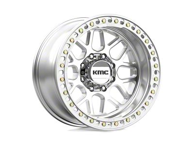 KMC Grenade Crawl Beadlock Satin Black 8-Lug Wheel; 17x9; -38mm Offset (01-06 Sierra 3500 HD SRW)