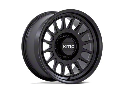 KMC Impact Satin Black 8-Lug Wheel; 18x9; 0mm Offset (01-06 Sierra 3500 HD SRW)