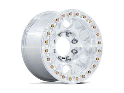 KMC Mesa Forged Slotted Beadlock Raw Machined 8-Lug Wheel; 17x9; 0mm Offset (01-06 Sierra 3500 HD SRW)