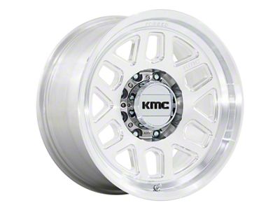 KMC Mesa Raw Machined 8-Lug Wheel; 18x9; 0mm Offset (01-06 Silverado 3500 HD SRW)