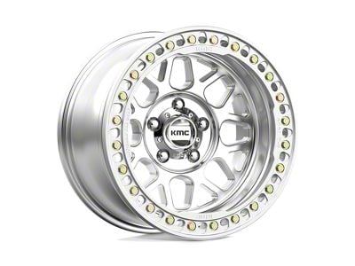 KMC Grenade Crawl Beadlock Machined 8-Lug Wheel; 17x8.5; 0mm Offset (06-08 RAM 1500 Mega Cab)