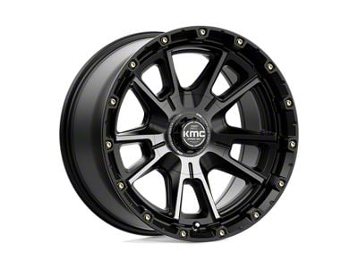 KMC Sync Satin Black with Gray Tint 5-Lug Wheel; 20x9; 0mm Offset (02-08 RAM 1500, Excluding Mega Cab)