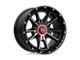 KMC Sync Satin Black with Gray Tint 5-Lug Wheel; 20x9; 0mm Offset (02-08 RAM 1500, Excluding Mega Cab)