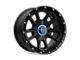 KMC Sync Satin Black 5-Lug Wheel; 17x9; 0mm Offset (02-08 RAM 1500, Excluding Mega Cab)