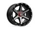 KMC Tempo Satin Black with Gray Tint 5-Lug Wheel; 17x9; 0mm Offset (02-08 RAM 1500, Excluding Mega Cab)