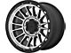 KMC Impact Satin Black Machined 8-Lug Wheel; 17x8.5; 0mm Offset (03-09 RAM 2500)