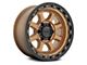 KMC Chase Matte Bronze with Black Lip 8-Lug Wheel; 20x9; 0mm Offset (03-09 RAM 3500 SRW)