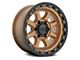 KMC Chase Matte Bronze with Black Lip 8-Lug Wheel; 20x9; 18mm Offset (03-09 RAM 3500 SRW)