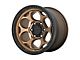 KMC Dirty Harry Matte Bronze with Black Lip 8-Lug Wheel; 17x8.5; 0mm Offset (03-09 RAM 3500 SRW)