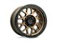 KMC Grenade Off-Road Matte Bronze with Matte Black Lip 8-Lug Wheel; 18x8.5; 0mm Offset (03-09 RAM 3500 SRW)