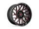 KMC Impact Forged Beadlock Raw Machined 8-Lug Wheel; 17x9; -12mm Offset (03-09 RAM 3500 SRW)