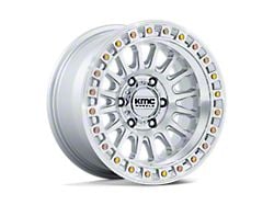 KMC IMS Gloss Silver with Machined Face 8-Lug Wheel; 18x9; 0mm Offset (03-09 RAM 3500 SRW)