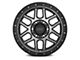 KMC Mesa Satin Black with Gray Tint 8-Lug Wheel; 20x9; 0mm Offset (03-09 RAM 3500 SRW)