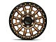 KMC Carnage Matte Bronze with Black Lip 6-Lug Wheel; 17x9; 0mm Offset (04-08 F-150)