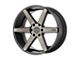 KMC District Truck Matte Black Dark Tint 6-Lug Wheel; 20x8.5; 38mm Offset (04-08 F-150)