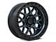 KMC GRS Midnight Blue with Gloss Black Lip 6-Lug Wheel; 20x9; 0mm Offset (04-08 F-150)