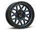 KMC GRS Midnight Blue with Gloss Black Lip 6-Lug Wheel; 20x9; 0mm Offset (04-08 F-150)