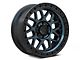 KMC GRS Midnight Blue with Gloss Black Lip 6-Lug Wheel; 20x9; 18mm Offset (04-08 F-150)