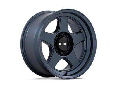 KMC Lobo Metallic Blue 6-Lug Wheel; 17x8.5; -10mm Offset (04-08 F-150)