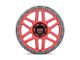 KMC Mesa Candy Red with Black Lip 6-Lug Wheel; 20x9; 0mm Offset (04-08 F-150)