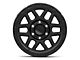 KMC Mesa Satin Black with Gloss Black Lip 6-Lug Wheel; 17x8.5; 0mm Offset (04-08 F-150)