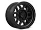 KMC Mesa Satin Black with Gloss Black Lip 6-Lug Wheel; 17x9; 18mm Offset (04-08 F-150)