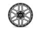 KMC Mesa Satin Black with Gray Tint 6-Lug Wheel; 20x9; 0mm Offset (04-08 F-150)