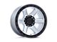 KMC Outrun Machined with Gloss Black Lip 6-Lug Wheel; 18x9; 18mm Offset (04-08 F-150)