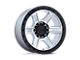 KMC Outrun Machined with Gloss Black Lip 6-Lug Wheel; 17x8.5; -10mm Offset (04-08 F-150)