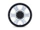 KMC Outrun Machined with Gloss Black Lip 6-Lug Wheel; 17x8.5; -10mm Offset (04-08 F-150)