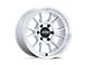 KMC Range Gloss Silver with Machined Face 6-Lug Wheel; 17x8.5; 0mm Offset (04-08 F-150)