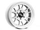 KMC Range Gloss Silver with Machined Face 6-Lug Wheel; 17x8.5; 0mm Offset (04-08 F-150)