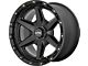 KMC Signal Satin Black 6-Lug Wheel; 17x9; 0mm Offset (04-08 F-150)