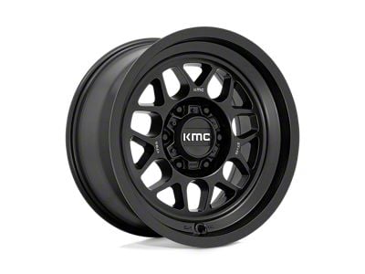 KMC Terra Satin Black 6-Lug Wheel; 17x8.5; 0mm Offset (04-08 F-150)